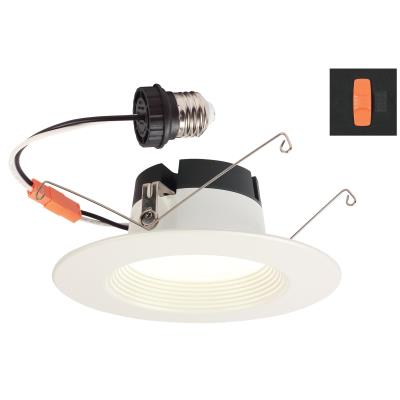 11 Watt (80 Watt Equivalent) 5-6-Inch Dimmable Recessed LED Downlight with Color Temperature Selection, ENERGY STAR