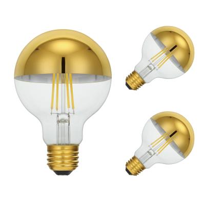 5.5 Watt (40 Watt Equivalent) G25 Flood Dimmable Filament LED Light Bulb 1/2 Gold Medium (E26) Base, 120 Volts, Box, 3-Pack
