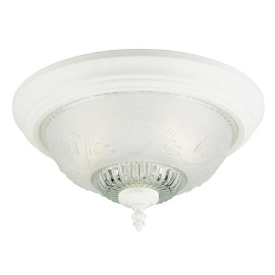 Two-Light Indoor Flush-Mount Ceiling Fixture