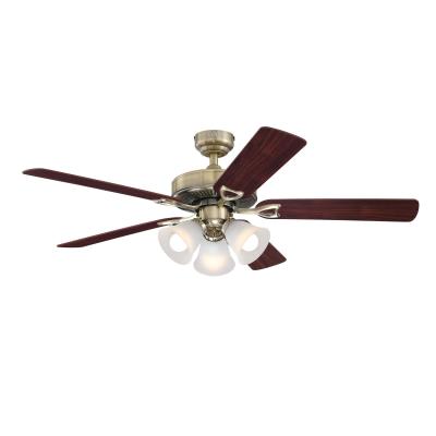 Travis 52-Inch Indoor Ceiling Fan with LED Light fixture